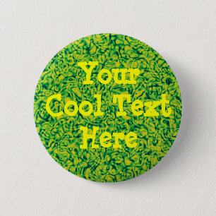Badge Rond 5 Cm Modèle de l'impressionnisme vert