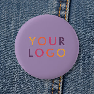 Badge Rond 5 Cm Modèle de marque commerciale Logo Business Violet