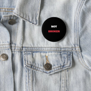 Badge Rond 5 Cm Modèle de texte personnalisé Fierté du handicap no