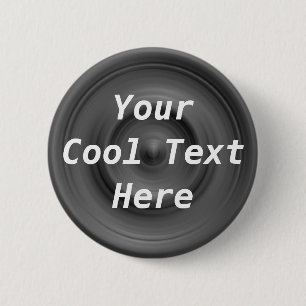 Badge Rond 5 Cm Modèle Fast Car II