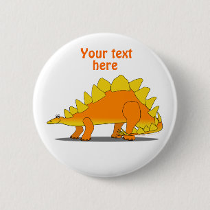 Badge Rond 5 Cm Modèle mignon de bande dessinée de dinosaure de