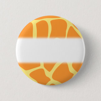 Badge Rond 5 Cm Modèle orange et jaune lumineux d'impression de