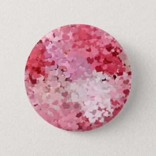 Badge Rond 5 Cm Modèle vierge personnalisé Abstrait rose rouge pou