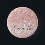 Badge Rond 5 Cm Modern Pink Glitter Sparkles Personalized Name<br><div class="desc">Introducing our Modern Pink Glitter Sparkles Personalized Name product, available exclusively on Zazzle! Make a stylish and personalized statement with this stunning design that combines the charm of pink glitter with a modern touch. Whether you're looking for a gift or a special treat for yourself, this product is perfect for...</div>