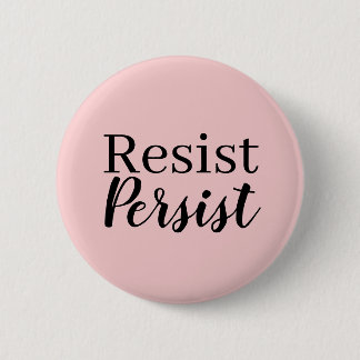 Badge Rond 5 Cm Modernes élégants résistent persistent citation