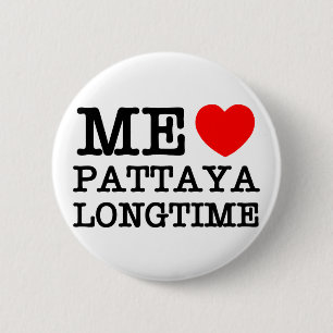 BADGE ROND 5 CM MOI AIME PATTAYA LONGTIME