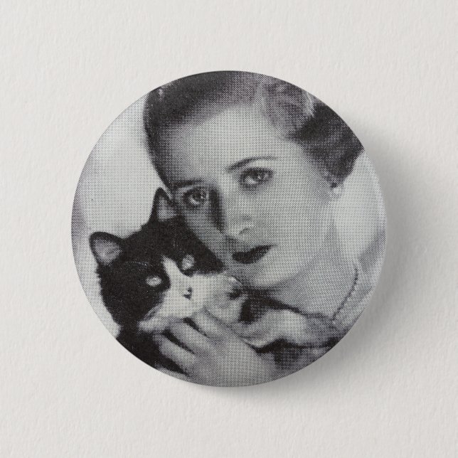 Badge Rond 5 Cm Moi et mon chat (Devant)