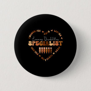 Badge Rond 5 Cm Mois africain de l'histoire des Noirs - Handicap d