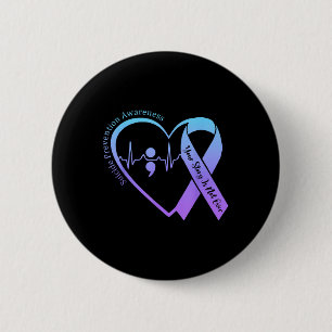 Badge Rond 5 Cm Mois de la sensibilisation à la prévention du suic