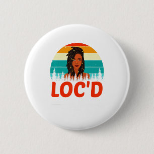 Badge Rond 5 Cm Mois de l'histoire de la fierté noire africaine Lo