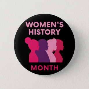 Badge Rond 5 Cm Mois de l'histoire des femmes