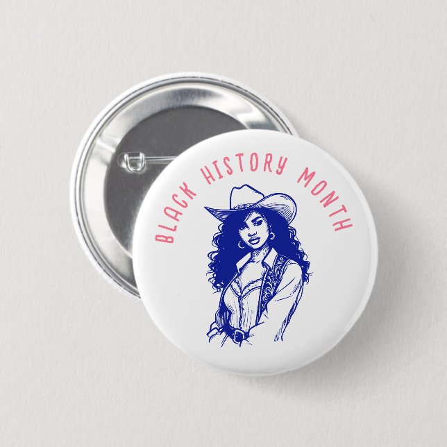 Badge Rond 5 Cm Mois de l'histoire des Noirs (Devant & derrière)