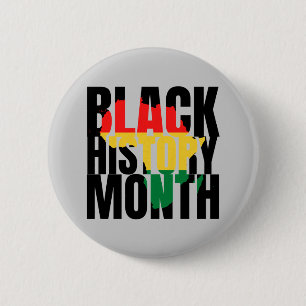 Badge Rond 5 Cm Mois de l'histoire des Noirs