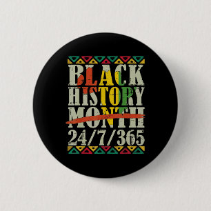 Badge Rond 5 Cm Mois de l'histoire des Noirs 247365 Avec drapeau d