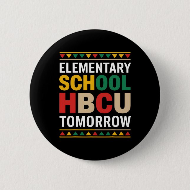 Badge Rond 5 Cm Mois de l'histoire des Noirs École élémentaire Hbc (Devant)
