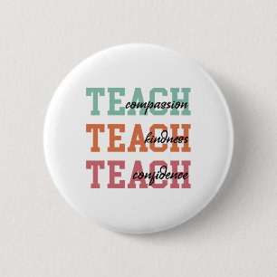 Badge Rond 5 Cm Mois de l'histoire des Noirs Enseigner Compion Gen