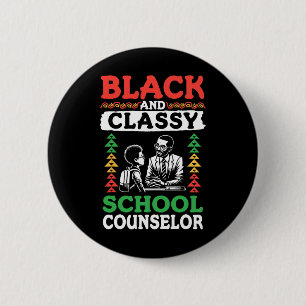 Badge Rond 5 Cm Mois de l'histoire des Noirs Greffier de l'école n