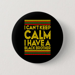 Badge Rond 5 Cm Mois de l'histoire des Noirs Je ne peux pas rester