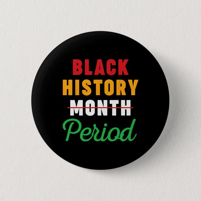 Badge Rond 5 Cm Mois de l'histoire des Noirs Période Femmes afro-a (Devant)