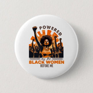 Badge Rond 5 Cm Mois de l'histoire des Noirs propulsé par les femm