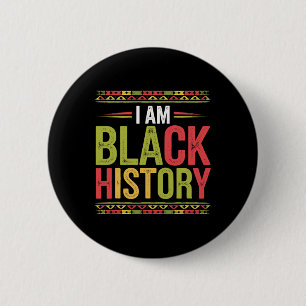 Badge Rond 5 Cm Mois de l'histoire des Noirs Racines africaines Af