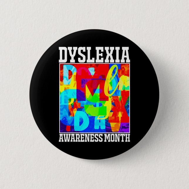 Badge Rond 5 Cm Mois de sensibilisation 6 (Devant)