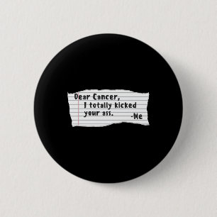 Badge Rond 5 Cm Mois de sensibilisation à la chimiothérapie Radiol