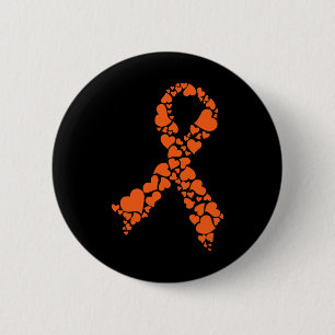 Badge Rond 5 Cm Mois de sensibilisation à la leucémie cardiaque Ho
