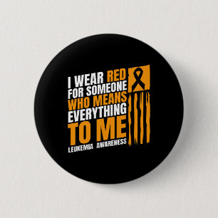 Badge Rond 5 Cm Mois de sensibilisation à la leucémie Je porte le