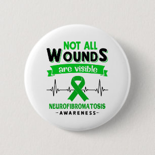 Badge Rond 5 Cm Mois de sensibilisation à la neurofibromatose Cad