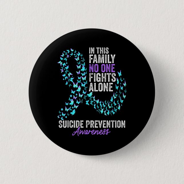 Badge Rond 5 Cm Mois de sensibilisation à la prévention du suicide (Devant)