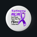 Badge Rond 5 Cm Mois de sensibilisation à l'épilepsie Cadeaux de r<br><div class="desc">Epilepsie Maman La plupart des gens ne rencontrent jamais leur héros J'ai élevé la mienne épilepsie,  les cadeaux d'épilepsie,  le mois de l'épilepsie,  l'épilepsie combattante,  soutien épilepsie,  l'épilepsie guerrière,  épilepsie ribbon,  épilepsie maladie,  mois de sensibilisation,  épilepsie sensibilisation</div>