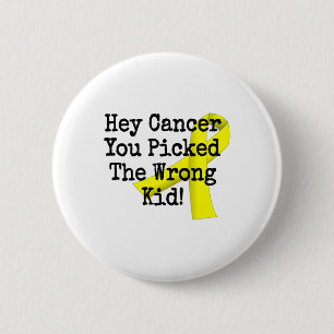 Badge Rond 5 Cm Mois de sensibilisation au cancer de l'enfant pour