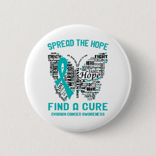 Badge Rond 5 Cm Mois de sensibilisation au cancer de l'ovaire Cade