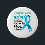 Badge Rond 5 Cm Mois de sensibilisation au cancer du col utérin Ca<br><div class="desc">Cancer du col de l'utérus, Cadeaux du cancer du col de l'utérus, Mois du cancer du col de l'utérus, Soutien du cancer du col de l'utérus, Guerrier du cancer du col de l'utérus, Ruban du cancer du col de l'utérus, Maladie du cancer du col de l'utérus, Mois de sensibilisation, Sensibilisation...</div>