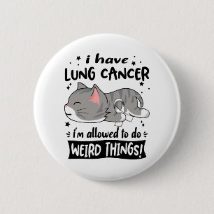 Badge Rond 5 Cm Mois de sensibilisation au cancer du poumon Cadeau
