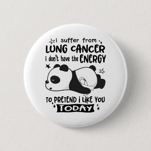 Badge Rond 5 Cm Mois de sensibilisation au cancer du poumon Cadeau