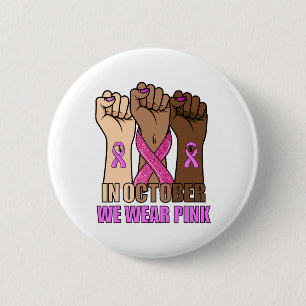 Badge Rond 5 Cm Mois de sensibilisation au cancer du sein Femmes P