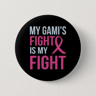Badge Rond 5 Cm Mois de sensibilisation au cancer du sein Mon comb