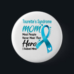 Badge Rond 5 Cm Mois de sensibilisation au syndrome de Tourette Ca<br><div class="desc">Syndromes de Tourette,  Syndromes de Tourette,  syndromes de Tourette,  Tourette,  Syndromes de Tourette,  Fighter de Tourette,  Syndromes de Tourette,  Tourette,  Ribbon,  Syndrome de Tourette,  Tourette,  Tourette,  Tourette,  a</div>