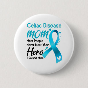 Badge Rond 5 Cm Mois de sensibilisation aux maladies coeliaques Ca