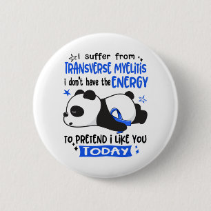 Badge Rond 5 Cm Mois de sensibilisation aux myélites transverses