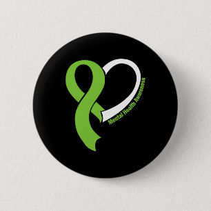 Badge Rond 5 Cm Mois de sensibilisation aux problèmes de santé Mai
