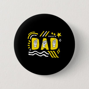 Badge Rond 5 Cm Mois de sensibilisation Papa Asl Fête des pères Ca
