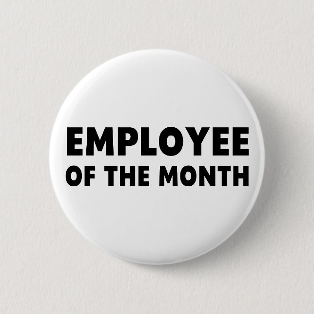 Badge Rond 5 Cm Mois des employés (Devant)