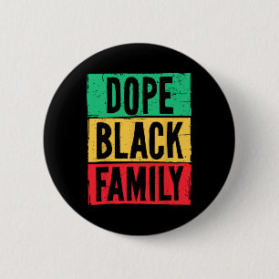 Badge Rond 5 Cm Mois d'histoire de Juneteenth de la famille noire