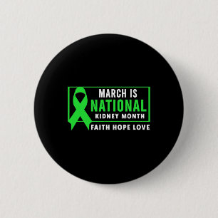 Badge Rond 5 Cm Mois national de sensibilisation aux maladies du r