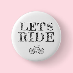 Badge Rond 5 Cm Mois national du vélo en selle Cycliste