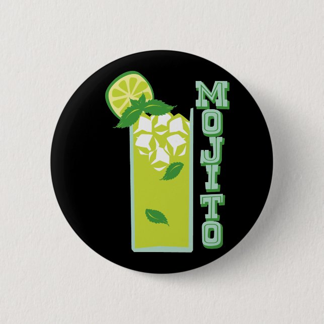 Badge Rond 5 Cm Mojito (Devant)