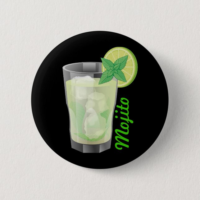 Badge Rond 5 Cm Mojito (Devant)